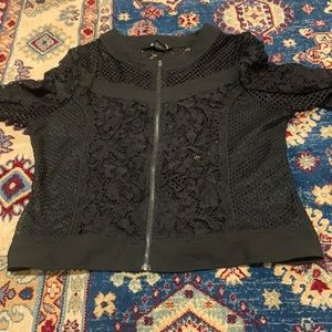 Black Lacey see through cardigan